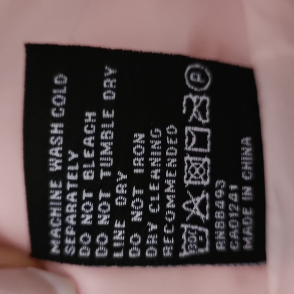 Unique Soft Pink Blanc Noir Jacket - Picture 7 of 9